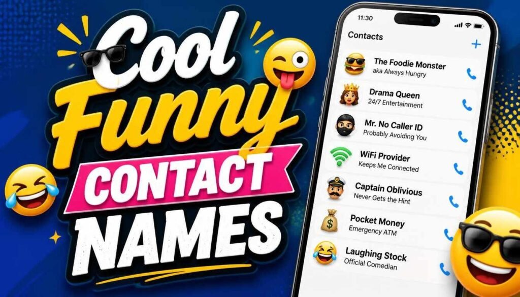 Cool Funny Contact Names
