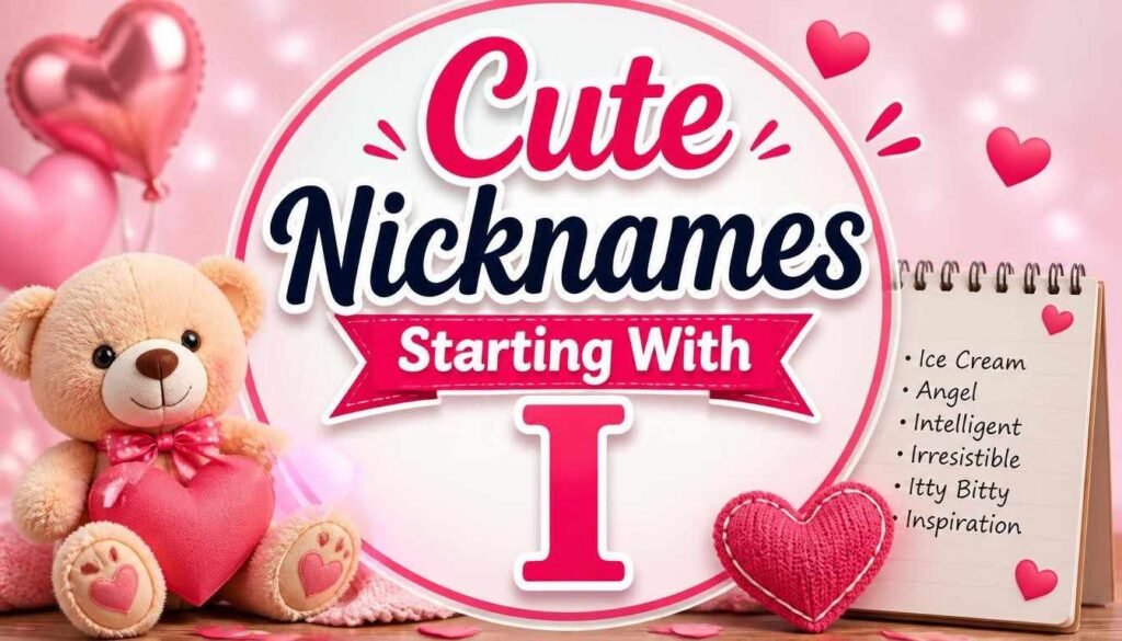 Cute Nicknames Starting With I