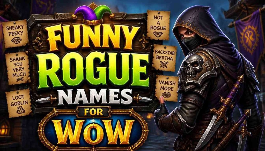 Funny Rogue Names for WoW