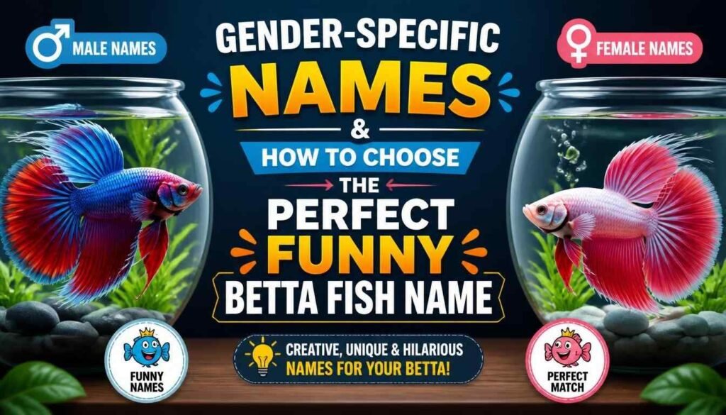 Gender-Specific Names & How To Choose The Perfect Funny Betta Fish Name