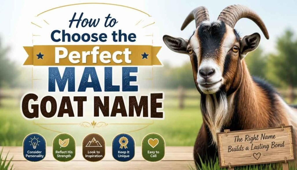 How to Choose the Perfect Male Goat Names