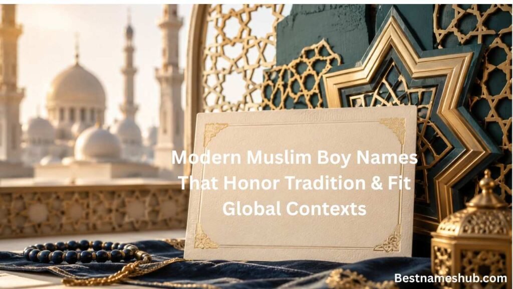 Modern Muslim Boy Names That Honor Tradition & Fit Global Contexts