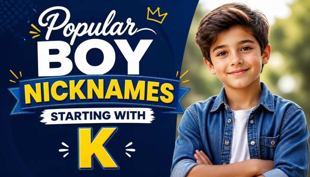 Popular Boy Nicknames Starting With K