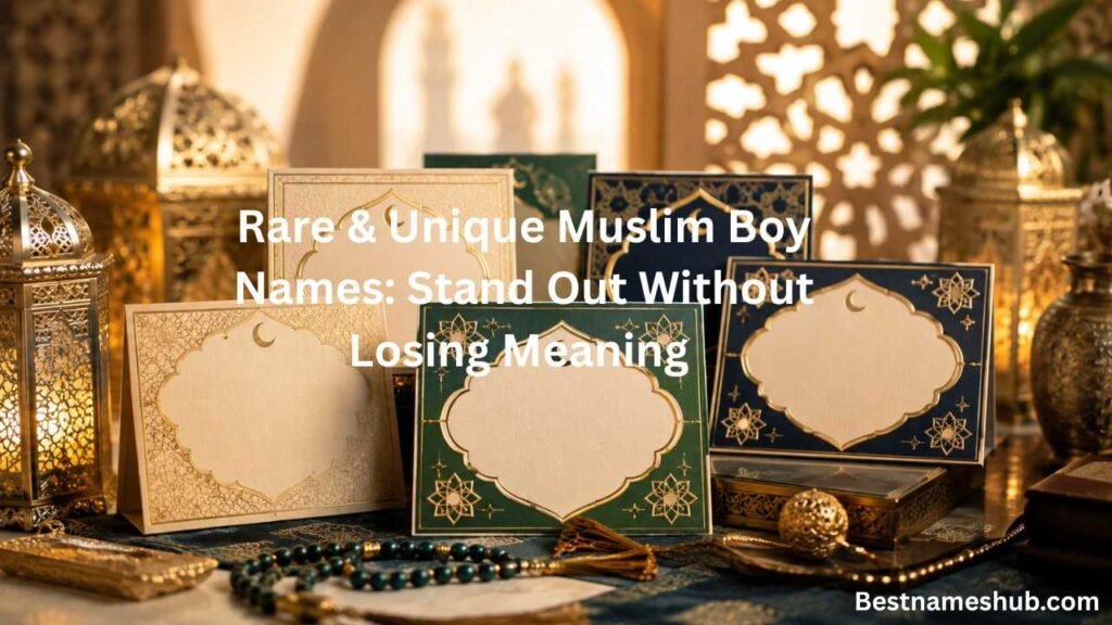 Rare & Unique Muslim Boy Names: Stand Out Without Losing Meaning