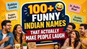 100+ Funny Indian Names That Actually Make People Laugh