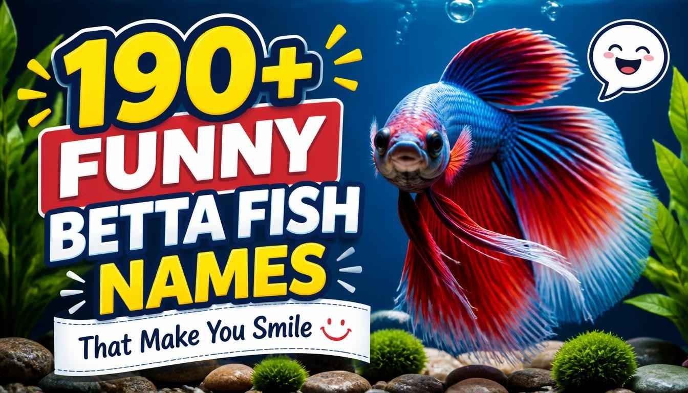 190+ funny betta fish names That Make You Smile