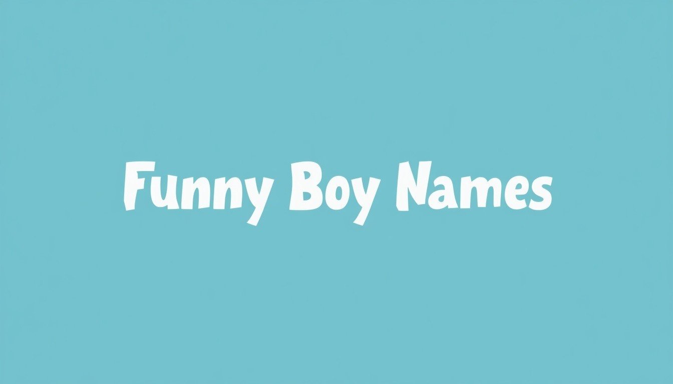400+ Hilarious Funny Boy Names Parents Actually Love