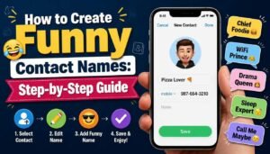 How to Create Funny Contact Names: Step-by-Step Guide