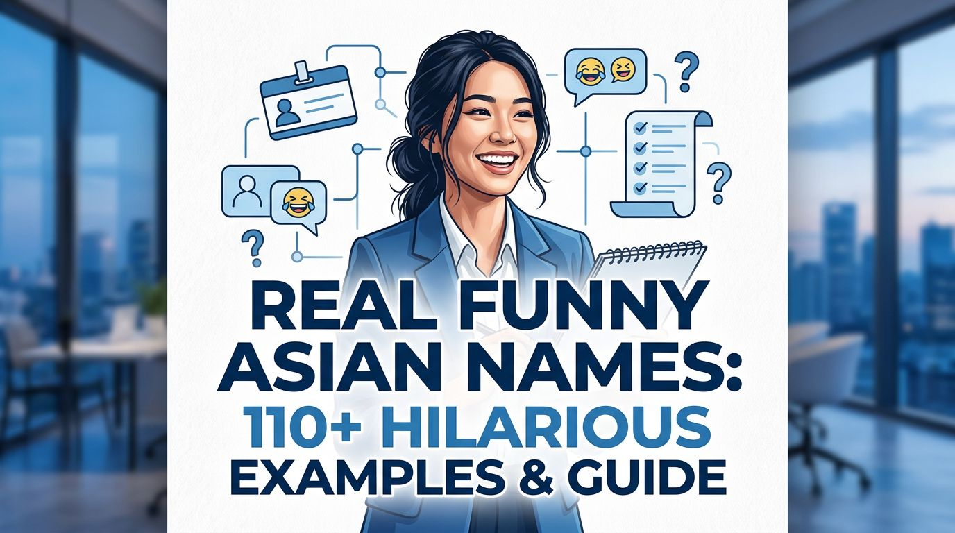 Real Funny Asian Names: 110+ Hilarious Examples & Guide